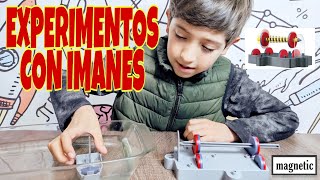 EXPERIMENTO CON IMANES  LEVITACIÓNPESABARCO MAGNETISMO [upl. by Akers448]