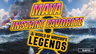 Maya  Instant Favourite World of Warships Legends [upl. by Tilly]