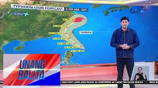 Bagyong LeonPH nananatili ang tsansang maging super typhoon  Weather update today Unang Balita [upl. by Adnilym24]