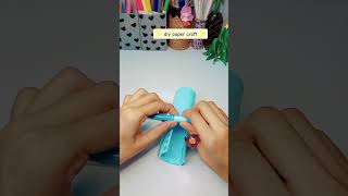 art and craft for kids with paper 😃shorts yt diy [upl. by Piero32]