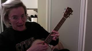 BARITONE UKULELE JAZZ TUTORIAL  “All of Me”  jazzukedecember [upl. by Caz]