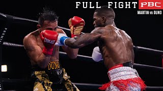 Martin vs Duno FULL FIGHT January 1 2022  PBC on FOX [upl. by Annij]