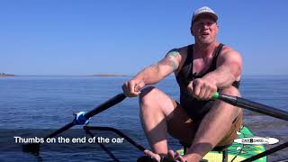 How to hold your oar Rowing Basics by Adam Kreek gold medal Olympian [upl. by Boris]