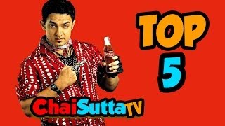 Top 5 coca cola commercials featuring Aamir khan [upl. by Allister]