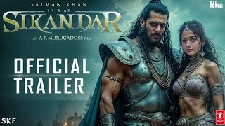 Sikandar  official Trailer  Salman Khan Rashmika  AR Murugadoss  2025 [upl. by Ahsiloc]