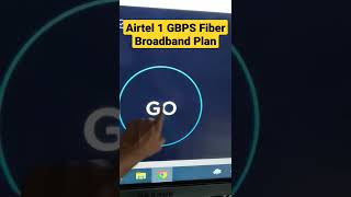 Airtel 1 GBPS Fiber Broadband Plan  Speed Test  Ping [upl. by Leribag]