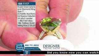 Largest Russian Green Sphene Seen on Gem Shopping Network [upl. by Cheryl]