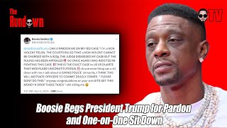 Boosie Begs President Trump for Pardon and OneonOne Sit Down [upl. by Ahselat406]