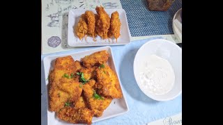 Jumbo Shrimp Tilapia Fillet  Homemade Tartar Sauce [upl. by Burrill405]