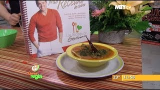 Sopa de Elote con Cacahuate y Espinaca [upl. by Herson]