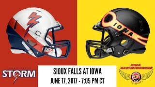 Week 18  Sioux Falls Storm at Iowa Barnstormers [upl. by Fontana839]