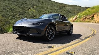 2017 Mazda MX5 RF FIRST DRIVE REVIEW  As good as the ragtop ND Miata MX5 2 of 3 [upl. by Hailey59]