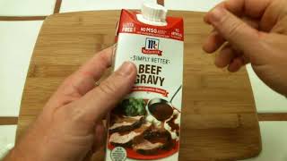 McCormick Simple Better Gluten Free Beef Gravy Review [upl. by Le425]