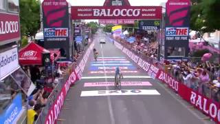 Giro dItalia Alberto Contadors lead cut [upl. by Aem206]