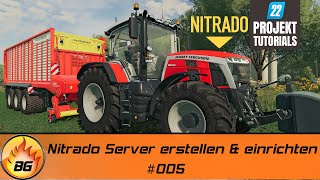 LS22 Tutorials 005  Nitrado Server erstellen amp einrichten  FARMING SIMULATOR 22 [upl. by Pomona68]