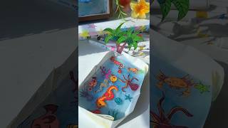 Tự làm BỂ CÁ bằng GIẤY siêu Đẹp và Lạ🪼🐠🐡 janenguyen diy sangtao [upl. by Xuerd479]