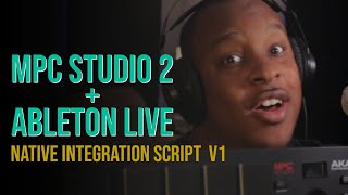 MPC Studio 2 with Ableton Live Script v1 [upl. by Yddor]