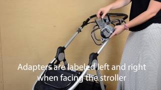 HowTo Install a Maxi Cosi Cybex and Nuna Car Seats on Bumbleride Indie or Speed Stroller [upl. by Llenroc]