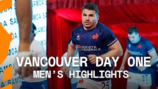 Antoine Dupont makes SVNS debut Vancouver HSBC SVNS Day One Mens Highlights [upl. by Dubenko]