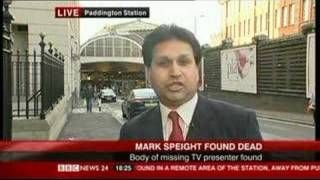 CBBC SMart Presenter Mark Speight found dead  BBC News 24 [upl. by Amoakuh]