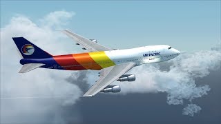 FSX  B747100  JT9D engine sounds  xviews [upl. by Aubigny]