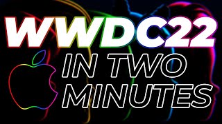 Apple WWDC 2022 Explained in two minutes iOS 16 M2 amp more [upl. by Gabel]