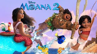 Moana 2 Movie Scene  Moana Maui and Simea on their big adventure on the ocean 🌊💙 Moana 2 [upl. by Aleck]