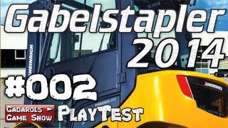 Gabelstapler 2014 2 Lebensgefahr durch Paletten Der Stapler Simulator im Mini Lets Play deutsch HD [upl. by Seiber]