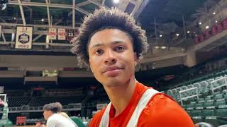 CaneSport TV Up close with Miami Hurricanes freshman guard Jalil Bethea [upl. by Krasnoff]