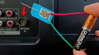 Insert Sim Card Into The TV and Watch All Channels In The World  Antenna Booster [upl. by Nitsyrc989]