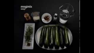 Magimix Recept Lichtgebonden courgettesoep NL [upl. by Ilera]