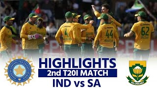 IND vs SA 2nd T20 Highlights India vs South Africa T20 Highlights  Today T20I Highlights  Varun [upl. by Rocker]