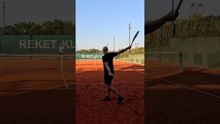 Onehander and FH close up tennis tennisplayer tennisaddict tennisfan idemo samojako [upl. by Hotze]