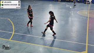 2024 4ta Div AFA Futsal Fem 1er Tiempo Atlanta Vs Nueva Chicago [upl. by Yenhpad]