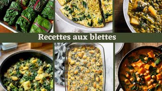 La blette transformée en 6 plats gourmands et réconfortants [upl. by Koral]