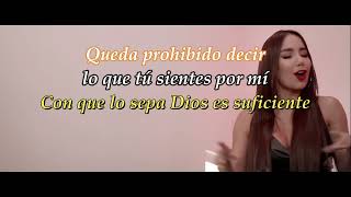 Paola Jara y Franco  Prohibido Video Lyrics Letra [upl. by Aspasia]