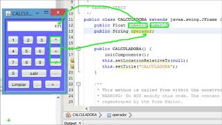 Calculadora Básica en Java NetBeans [upl. by Asenad]