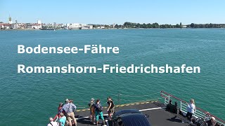 Mit der BodenseeFähre von Romanshorn nach Friedrichshafen [upl. by Suoirtemed]