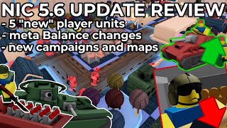 NiC 560 update review  5 quotNewquot Units Balance changes new campaigns and map  Noobs in Combat [upl. by Ahsram]