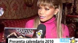 Maryan presenta calendario  Multimedios TV [upl. by Narud]