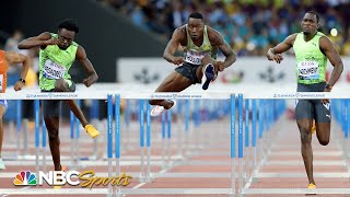 Holloway and Parchment SHOCKED in 110 hurdles stunner in Rabat  NBC Sports [upl. by Adis]