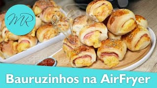 Bauruzinhos na AirFryer Joelho Americano Enroladinho  Fritadeira Sem Ã“leo [upl. by Atled]