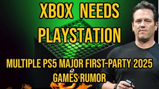 Xbox Needs PlayStation  PS5 Multiple Major FirstParty 2025 Titles  PS5 Cant Do Proper 8K [upl. by Hezekiah]