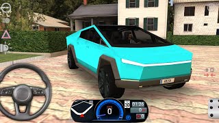 driving school sim game play videoTesla cyber truck game videoAndroid iOScar game [upl. by Ellwood26]