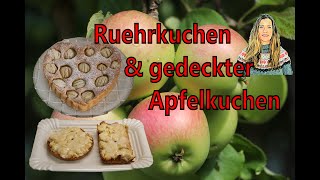 Apfelkuchen Hier das beste Rezept fuer einen saftigen Ruehrkuchen amp einen gedeckten Apfelkuchen [upl. by Velda]