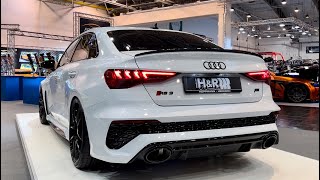 First 2022 Audi RS3 ABT 450hp  Exterior Interior Lightshow  New Audi RS3 8Y tuned by ABT [upl. by Hanzelin]