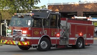 Des Plaines Fire Dept Ambulance Engine 61 Responding [upl. by Eirdua]