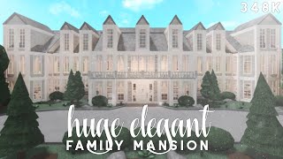 Bloxburg  Huge Elegant Family Mansion Build [upl. by Radu]