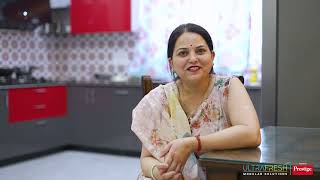 Kitchen Makeover In Bilaspur India  Tips for Modular Kitchen Renovation by Ultrafresh Kitchen User [upl. by Adai]