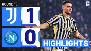 JUVENTUSNAPOLI 10  HIGHLIGHTS  Gatti header sinks Napoli  Serie A 202324 [upl. by Lauryn668]